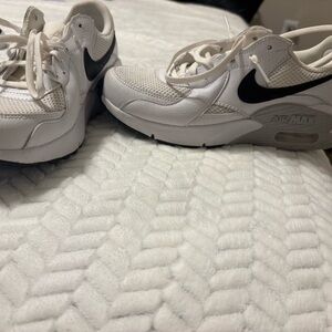 Nike Air Max White and Black Sneakers